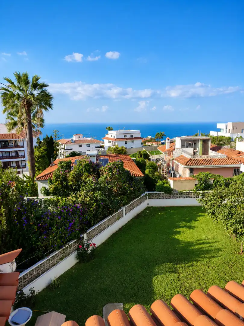 Vista exterior de Casa o xalet en venda en Los Realejos amb Jardí privat, Terrassa i Moblat