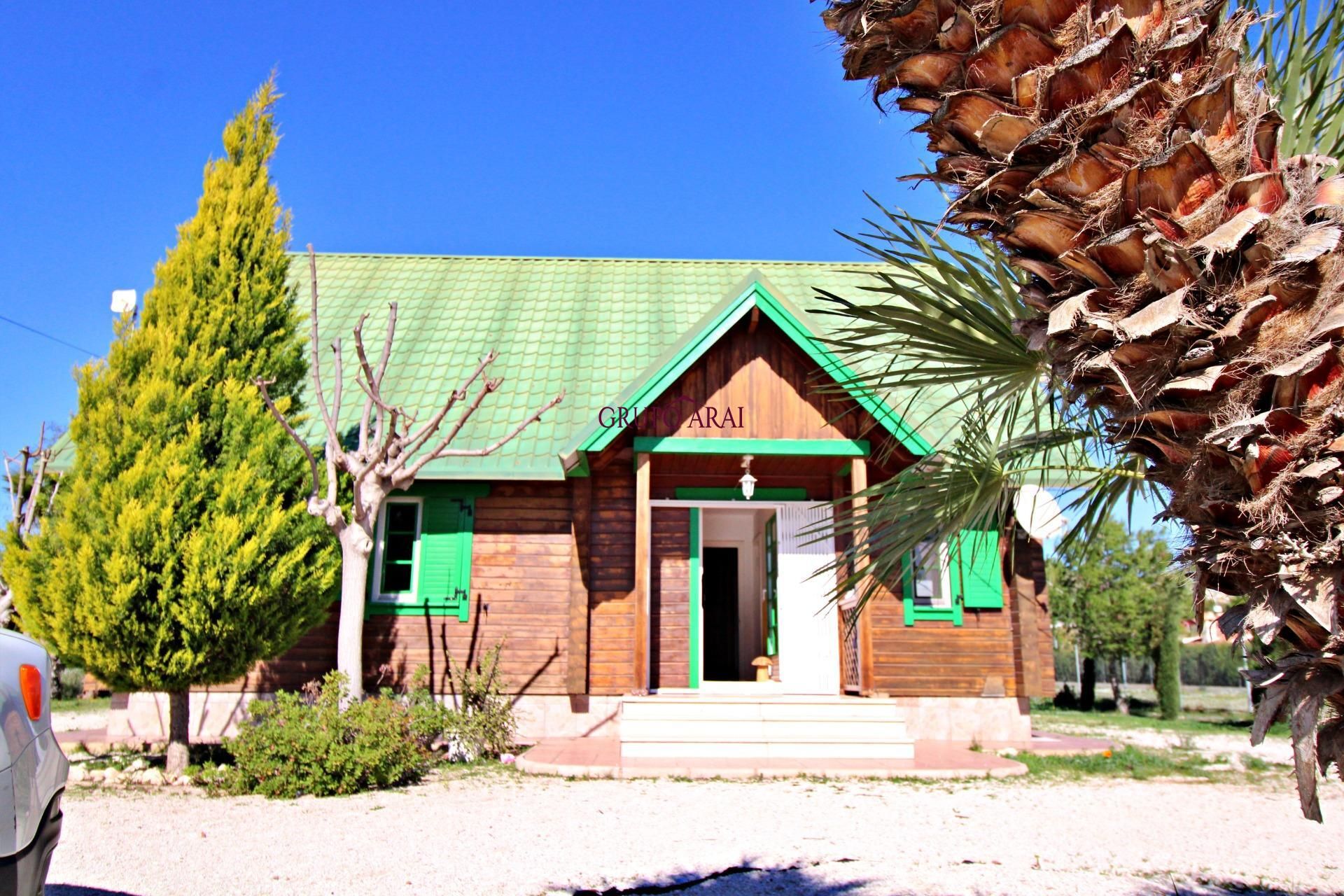 Vista exterior de Finca rústica en venda en Aspe amb Jardí privat, Terrassa i Traster