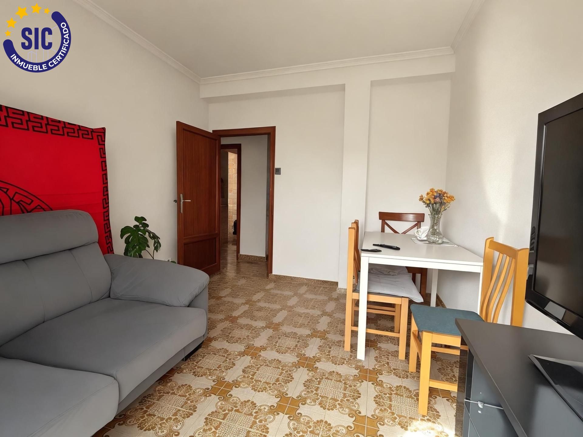 Sala de estar de Piso en venta en  Valencia Capital con Balcón