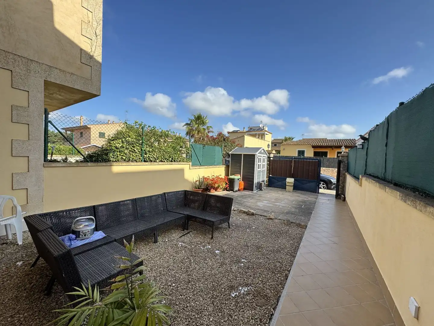 Terrassa de Casa adosada de lloguer en Campos amb Aire condicionat, Calefacció i Jardí privat