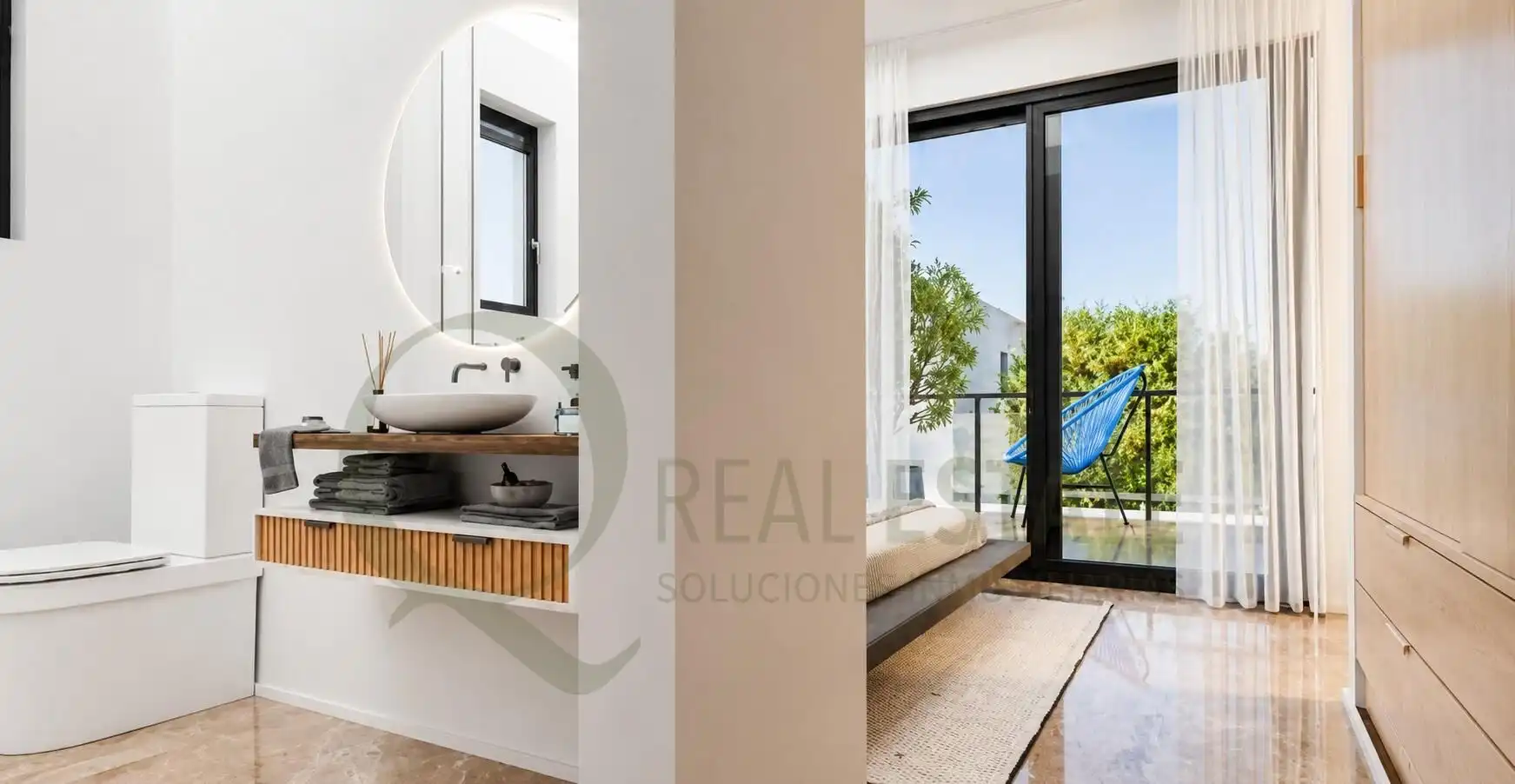 Baño de Casa o chalet en venta en Alicante / Alacant con Calefacción, Jardín privado y Terraza