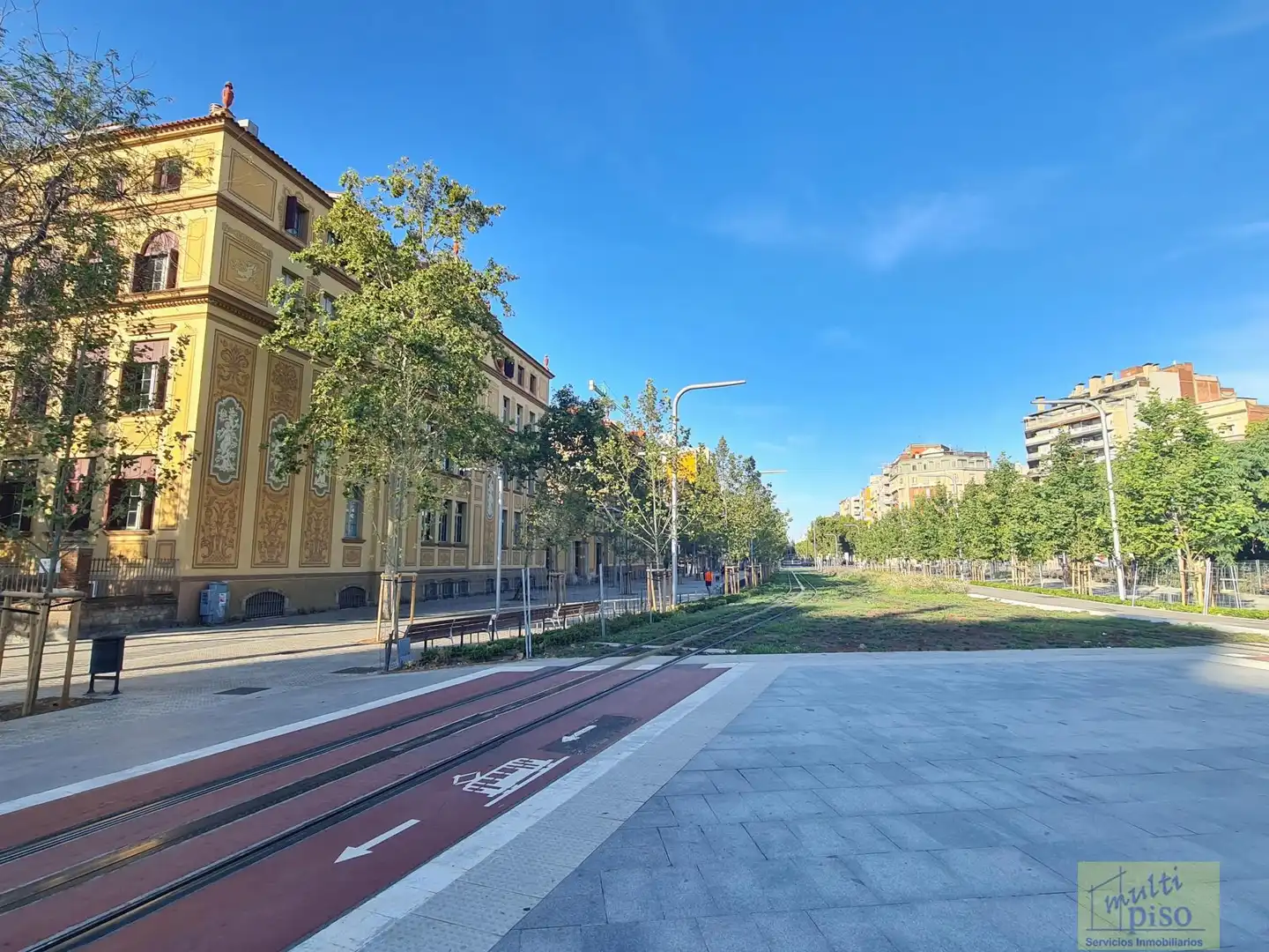 Außenansicht von Wohnung zum Verkauf in Barcelona mit Klimaanlage, Parkett und Terrasse