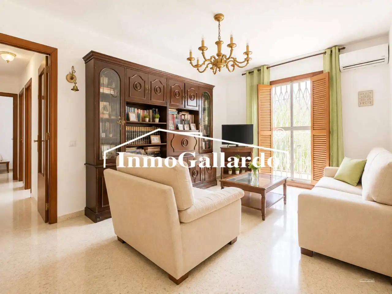 Sala de estar de Piso en venta en Málaga con Aire acondicionado y Terraza