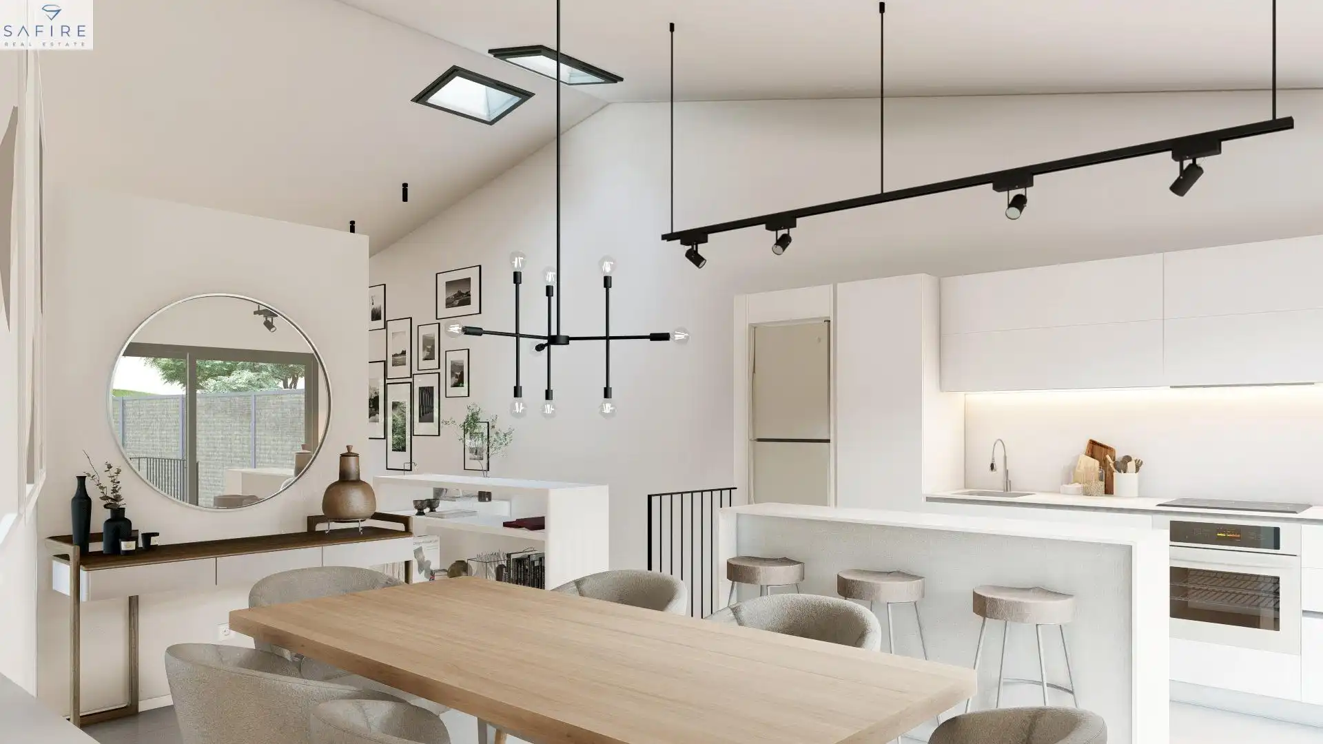 Comedor de Casa adosada en venta en Girona con Terraza