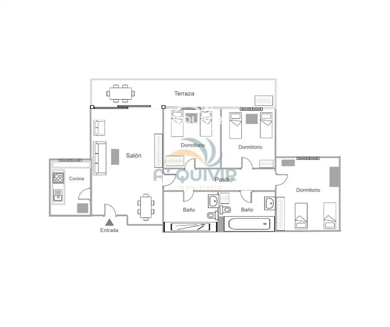 Flat for sale in Almonte  with Air Conditioner, Terrace and Swimming Pool
