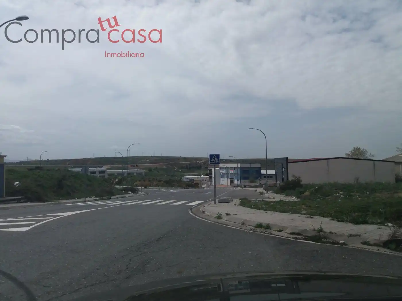 Vista exterior de Terreny industrial en venda en Segovia