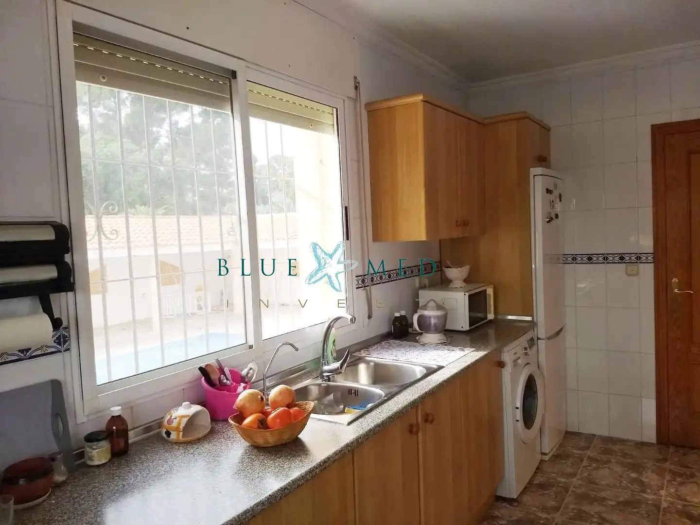 Cocina de Casa o chalet en venta en Lorca con Aire acondicionado, Calefacción y Jardín privado