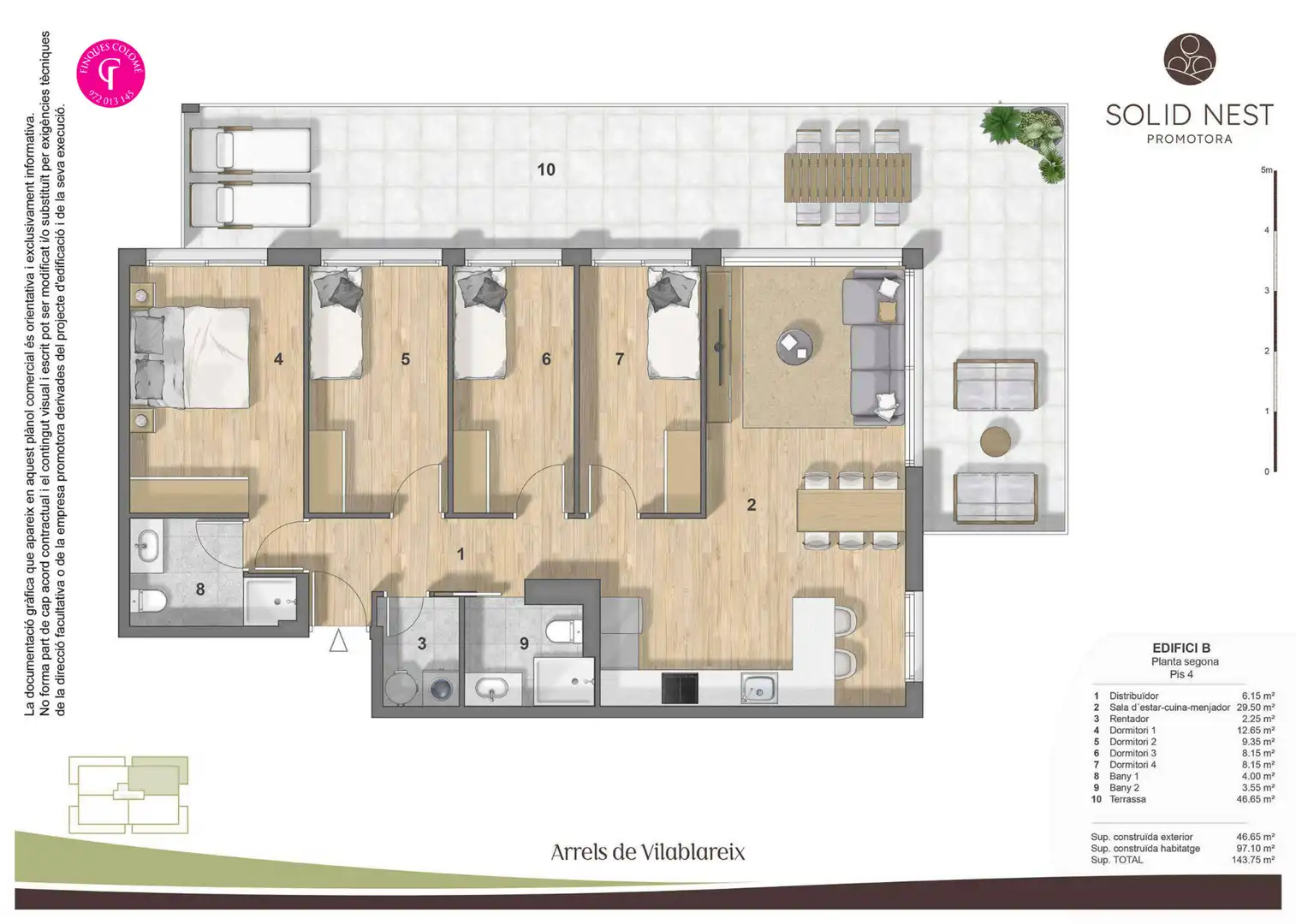 Ático de obra nueva con terraza en venta en Carrer Francesc Macià 13, imagen 3