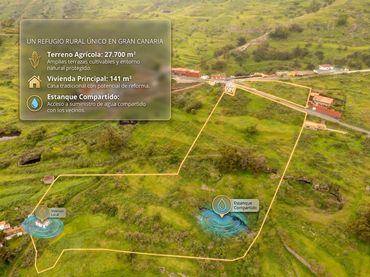 Casa rústica amb jardí en venda a Camino Cruz del Gamonal 170