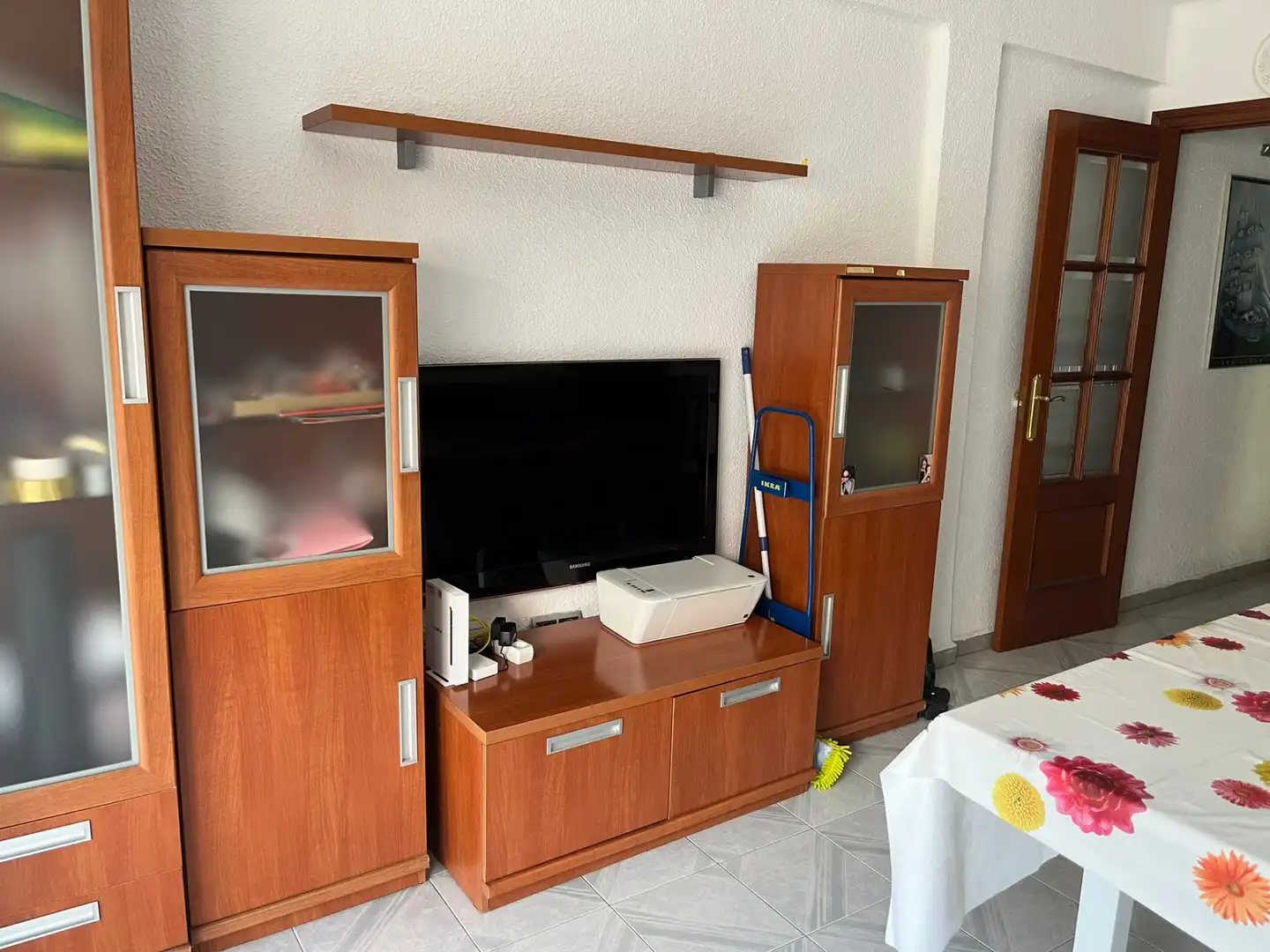 Sala d'estar de Pis de lloguer en Málaga amb Moblat, Rentadora i Microones