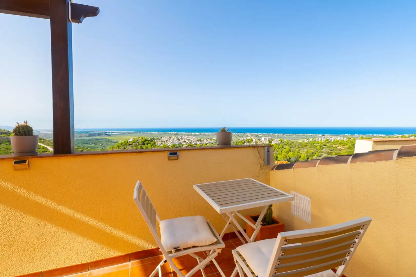 Terraza de Apartamento en venta en El Ràfol d'Almúnia con Calefacción, Terraza y Piscina
