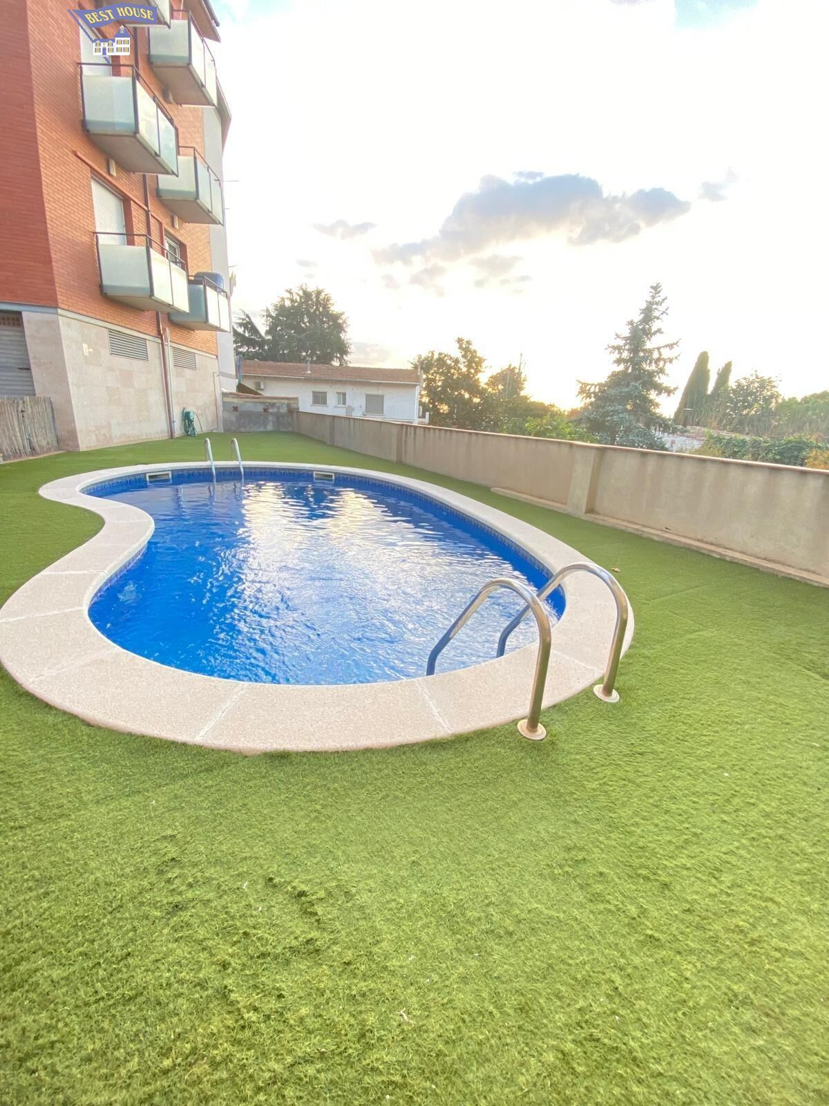 Swimming pool of Flat for sale in Martorelles  with Air Conditioner, Heating and Private garden