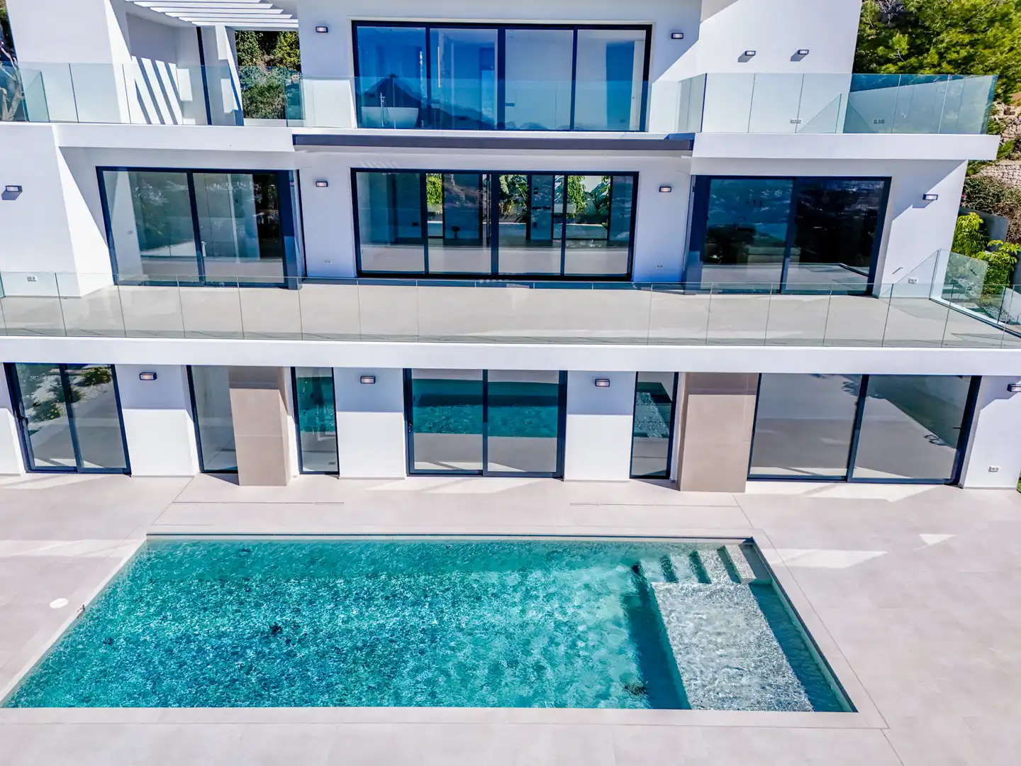 Piscina de Casa o chalet en venta en Altea con Aire acondicionado, Calefacción y Jardín privado
