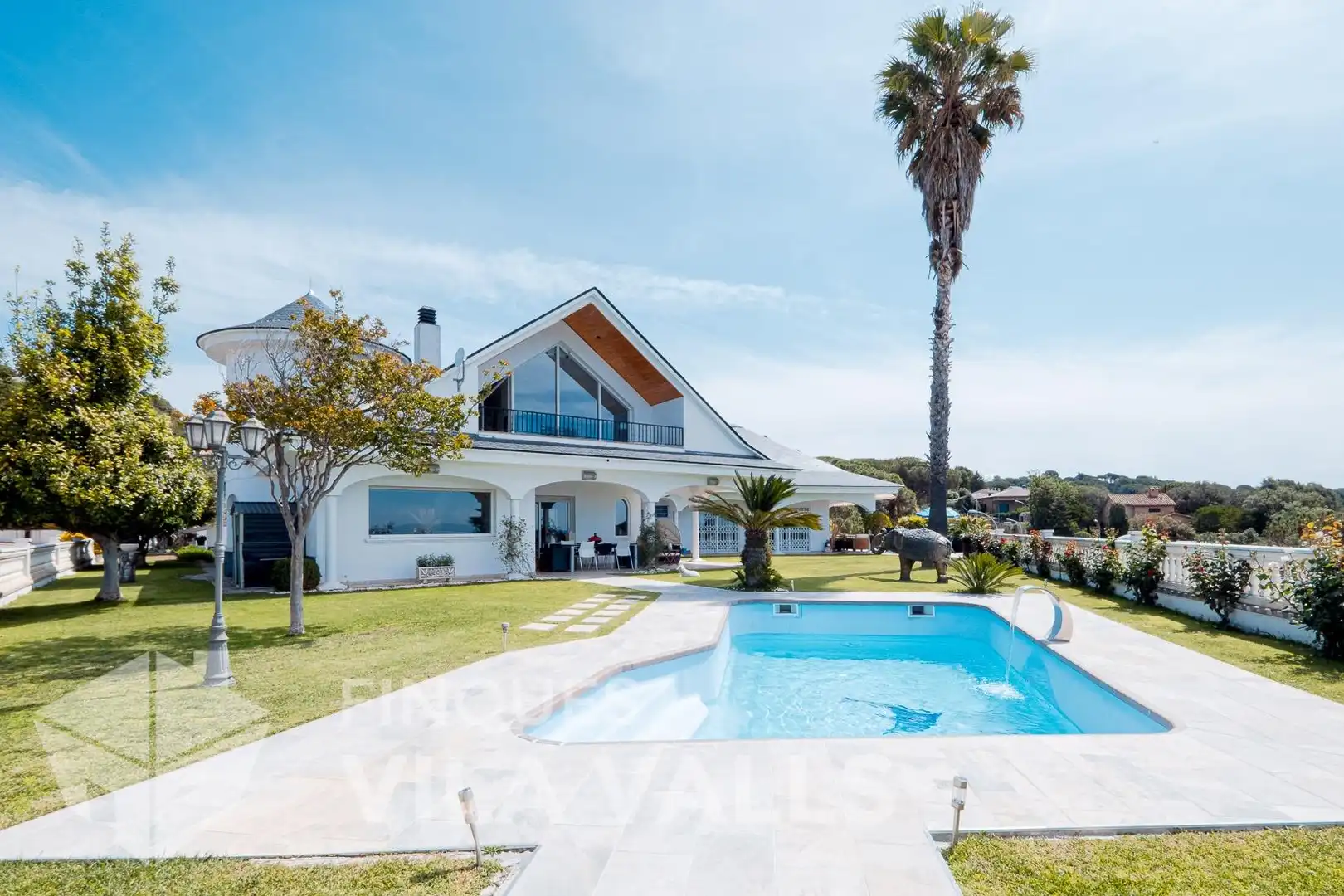 Vista exterior de Casa o chalet en venta en Caldes de Montbui con Aire acondicionado, Jardín privado y Terraza