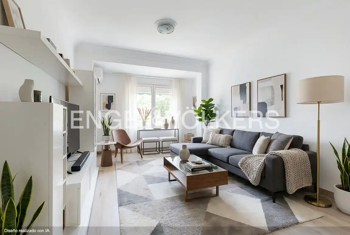 Sala de estar de Piso en venta en  Valencia Capital con Aire acondicionado, Calefacción y Balcón