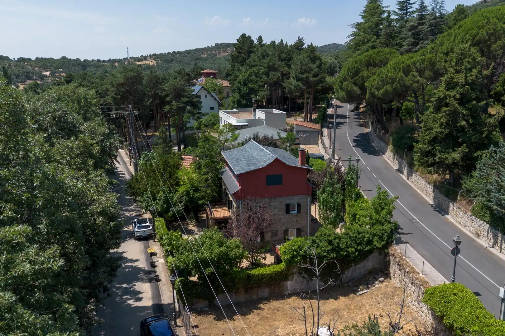 Vista exterior de Casa o chalet en venta en Navacerrada con Calefacción y Jardín privado