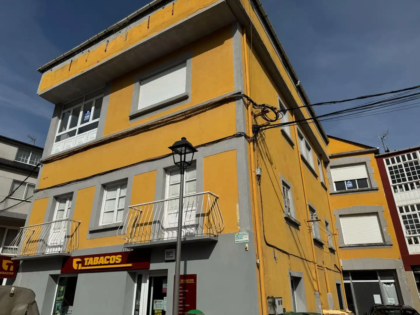 Exterior view of Flat for sale in As Nogais   with Heating, Terrace and Furnished