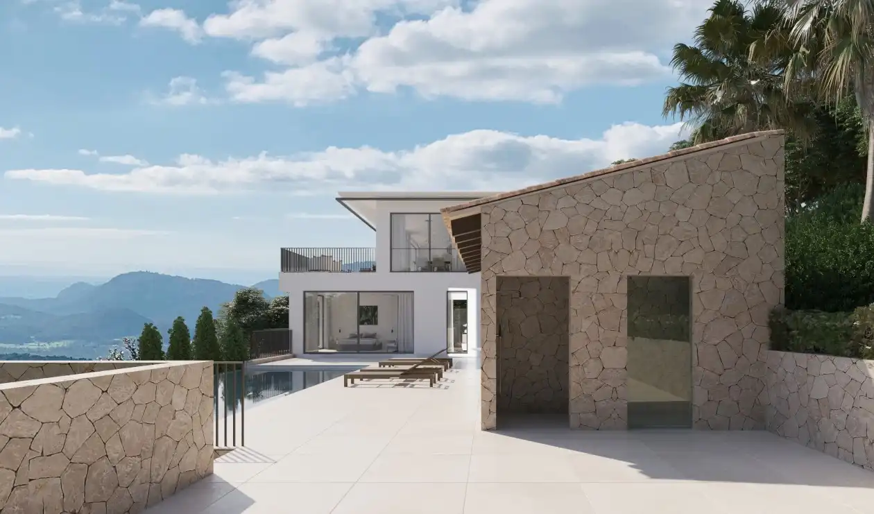 Exterior view of Houses for sale in Puigpunyent
