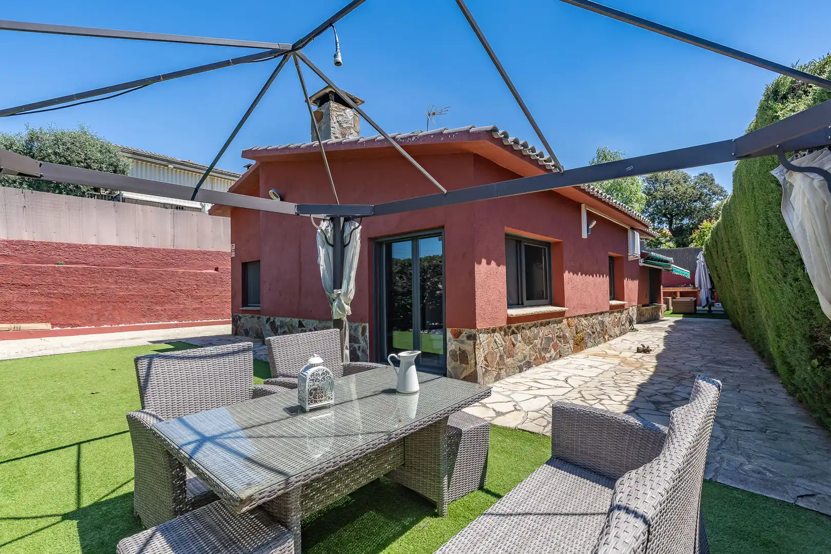 Terrassa de Casa o xalet en venda en Castellar del Vallès amb Aire condicionat, Calefacció i Jardí privat