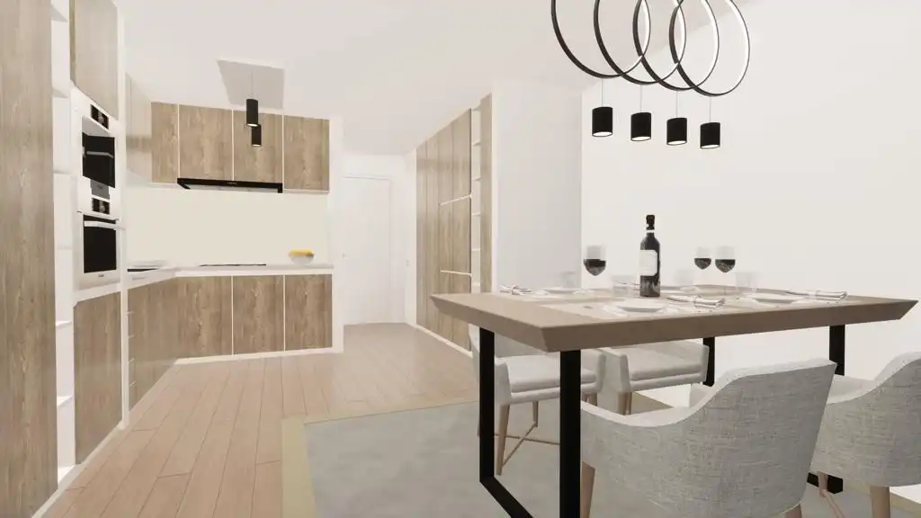Küche von Erdgeschoss zum Verkauf in Son Servera mit Heizung, Privatgarten und Terrasse