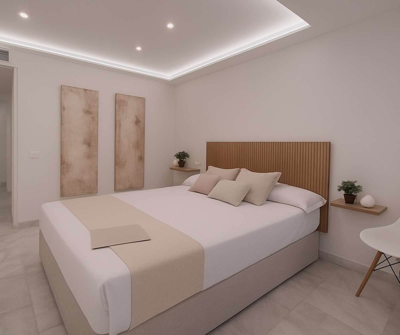 Bedroom of Flat to share in  Madrid Capital  with Air Conditioner, Terrace and Furnished