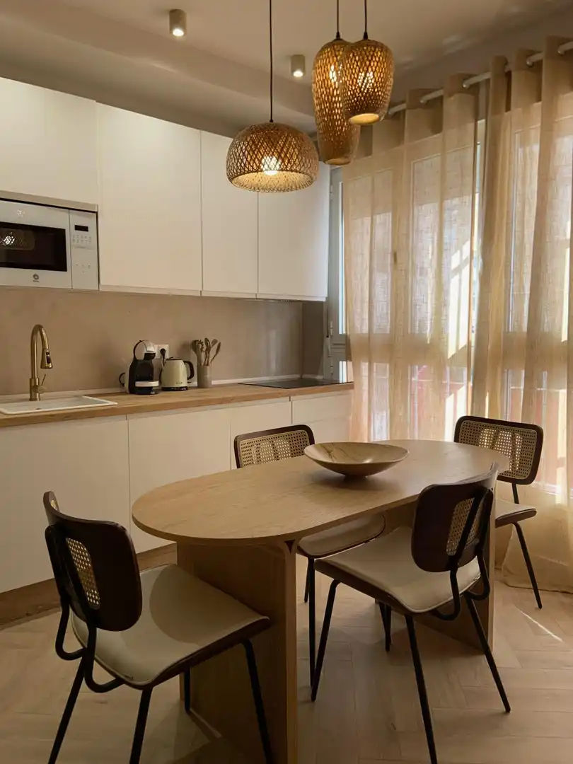 Kitchen of Apartments for sale in Málaga  with Air Conditioner and Furnished