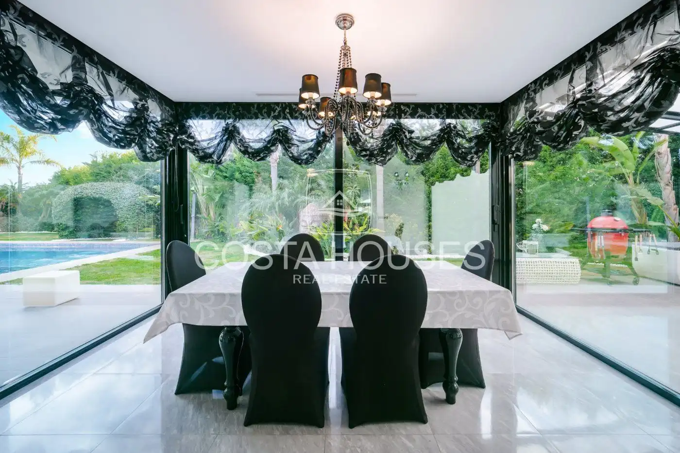 Dining room of Houses for sale in Jávea / Xàbia  with Air Conditioner, Private garden and Terrace