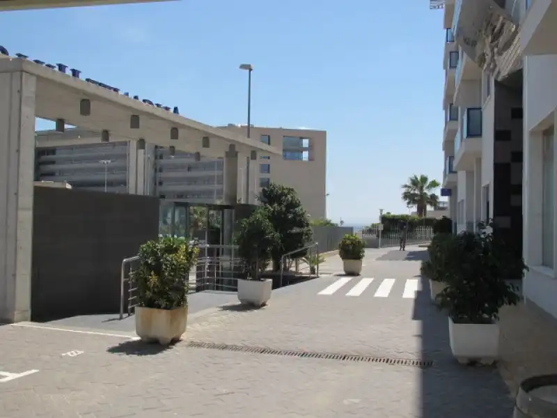 Vista exterior de Apartament en venda en Alicante / Alacant amb Aire condicionat, Calefacció i Jardí privat
