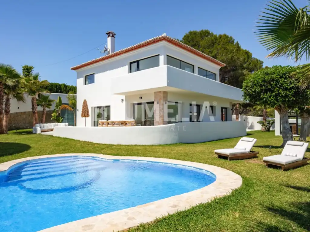 Vista exterior de Casa o chalet en venta en Jávea / Xàbia con Aire acondicionado y Calefacción
