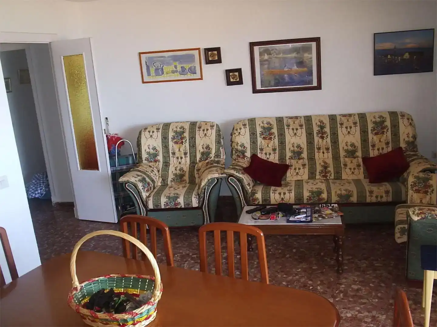 Sala de estar de Piso en venta en Almonte con Piscina y Balcón