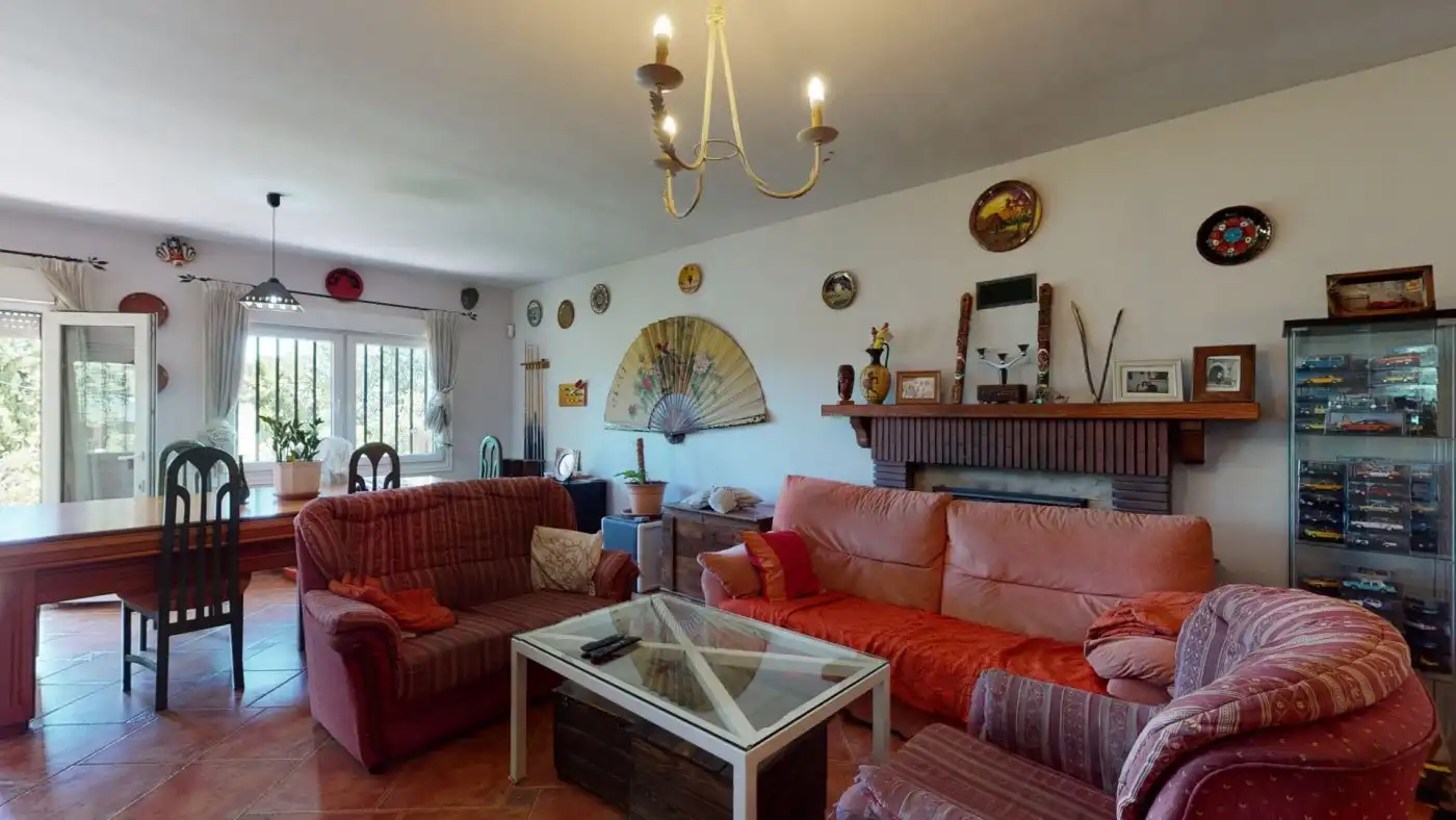 Sala de estar de Casa o chalet en venta en Villalbilla con Calefacción, Jardín privado y Terraza