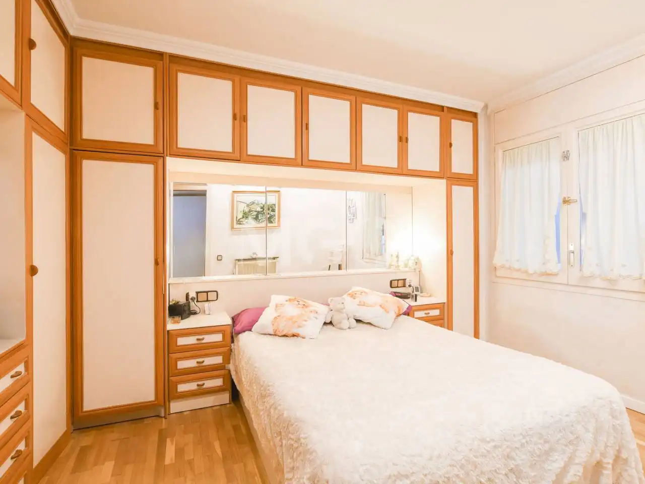 Schlafzimmer von Wohnungen zum Verkauf in Vic mit Heizung, Parkett und Terrasse