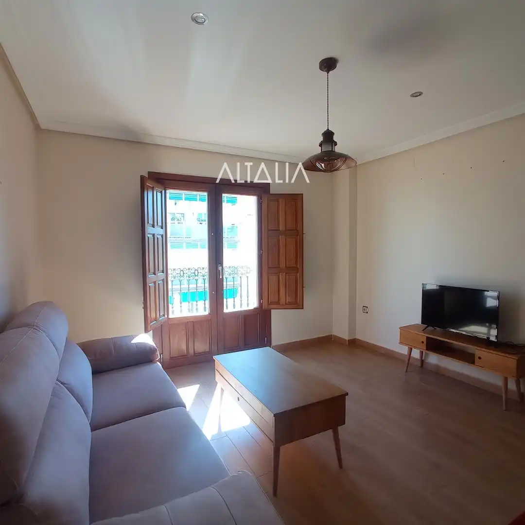 Living room of Flat for sale in Cuenca  with Heating, Terrace and Storage room