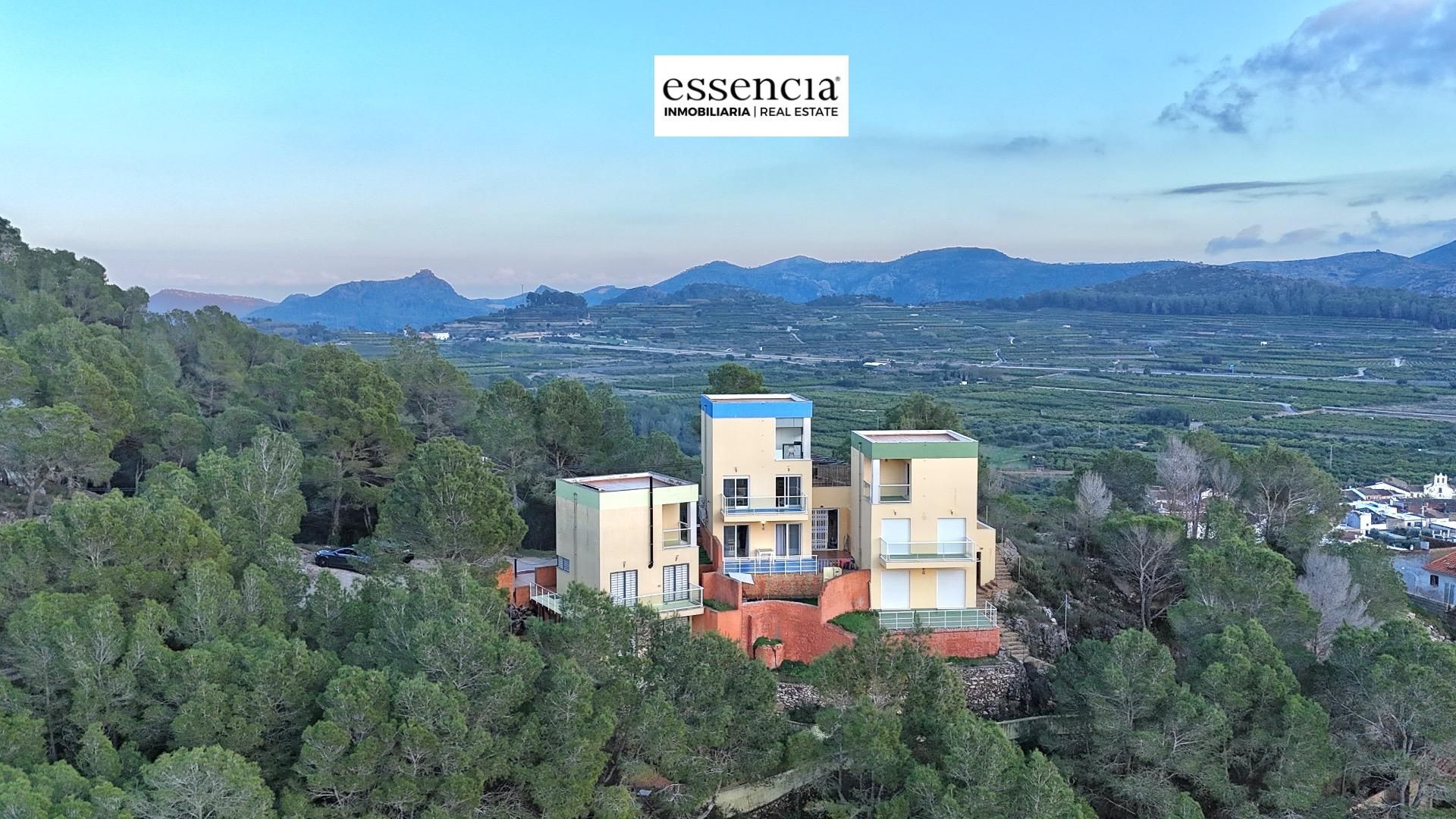 Exterior view of House or chalet for sale in Almiserà  with Air Conditioner, Private garden and Terrace