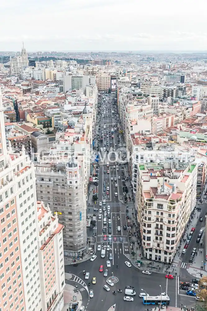 Vista exterior de Piso de alquiler en Madrid con Aire acondicionado y Calefacción