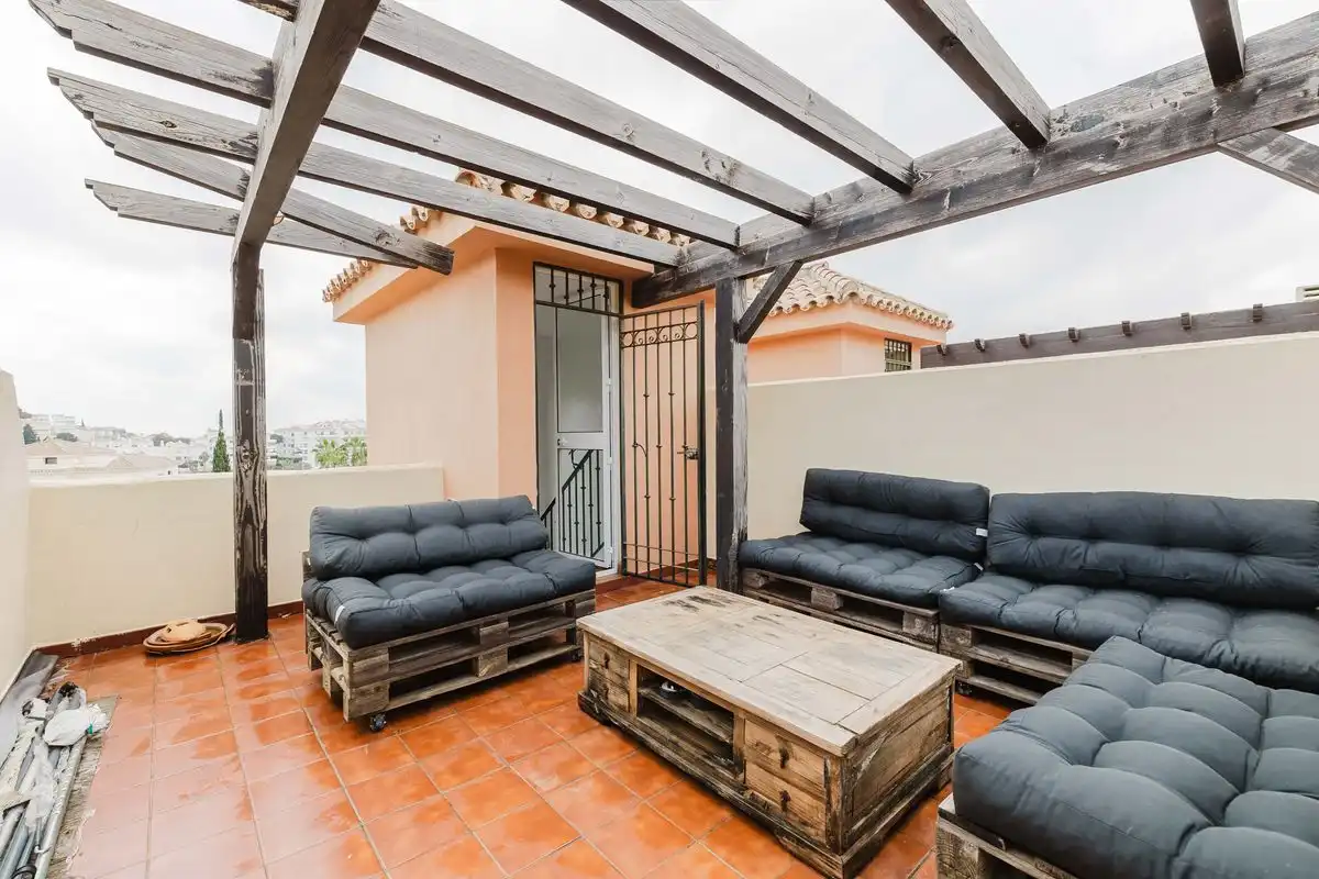 Terrassa de Àtic en venda en Mijas amb Aire condicionat, Calefacció i Jardí privat