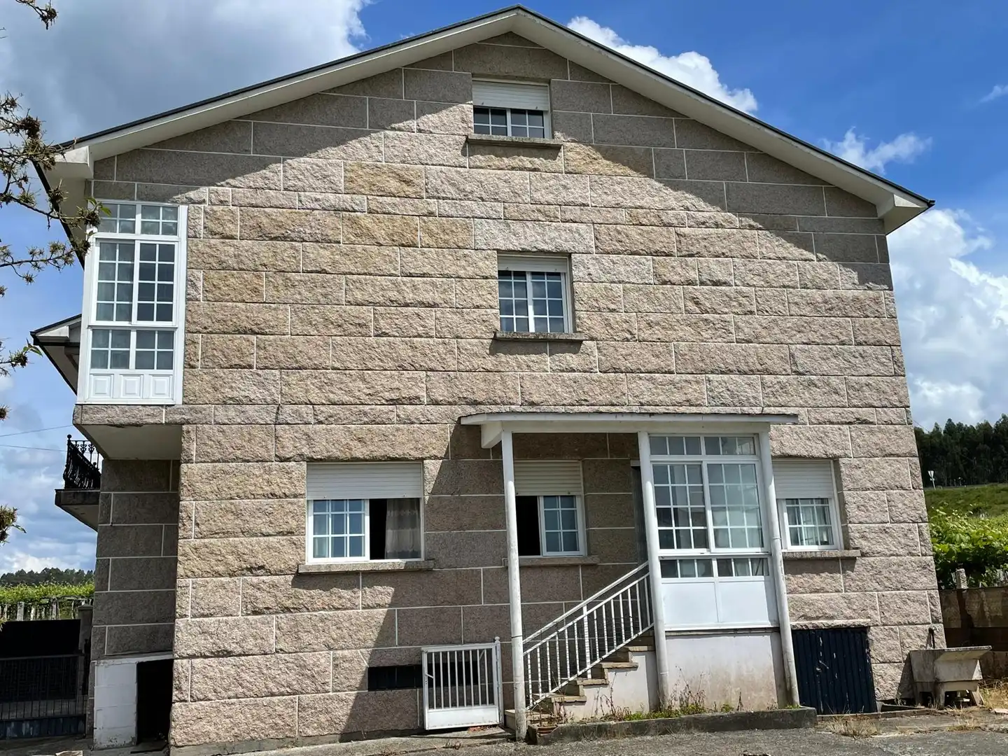 Vista exterior de Casa o chalet en venta en Meis con Calefacción, Parquet y Terraza