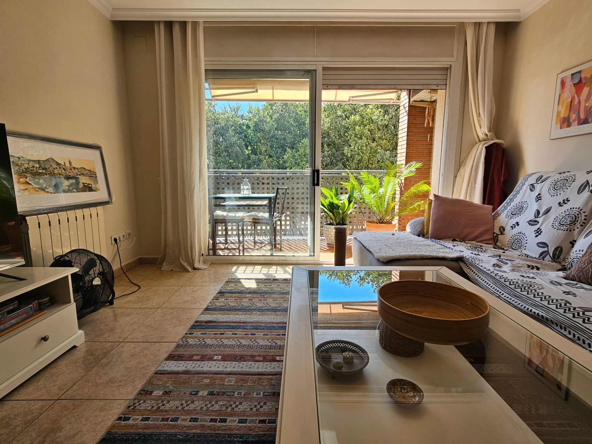 Sala d'estar de Casa o xalet en venda en Sabadell amb Aire condicionat, Calefacció i Terrassa