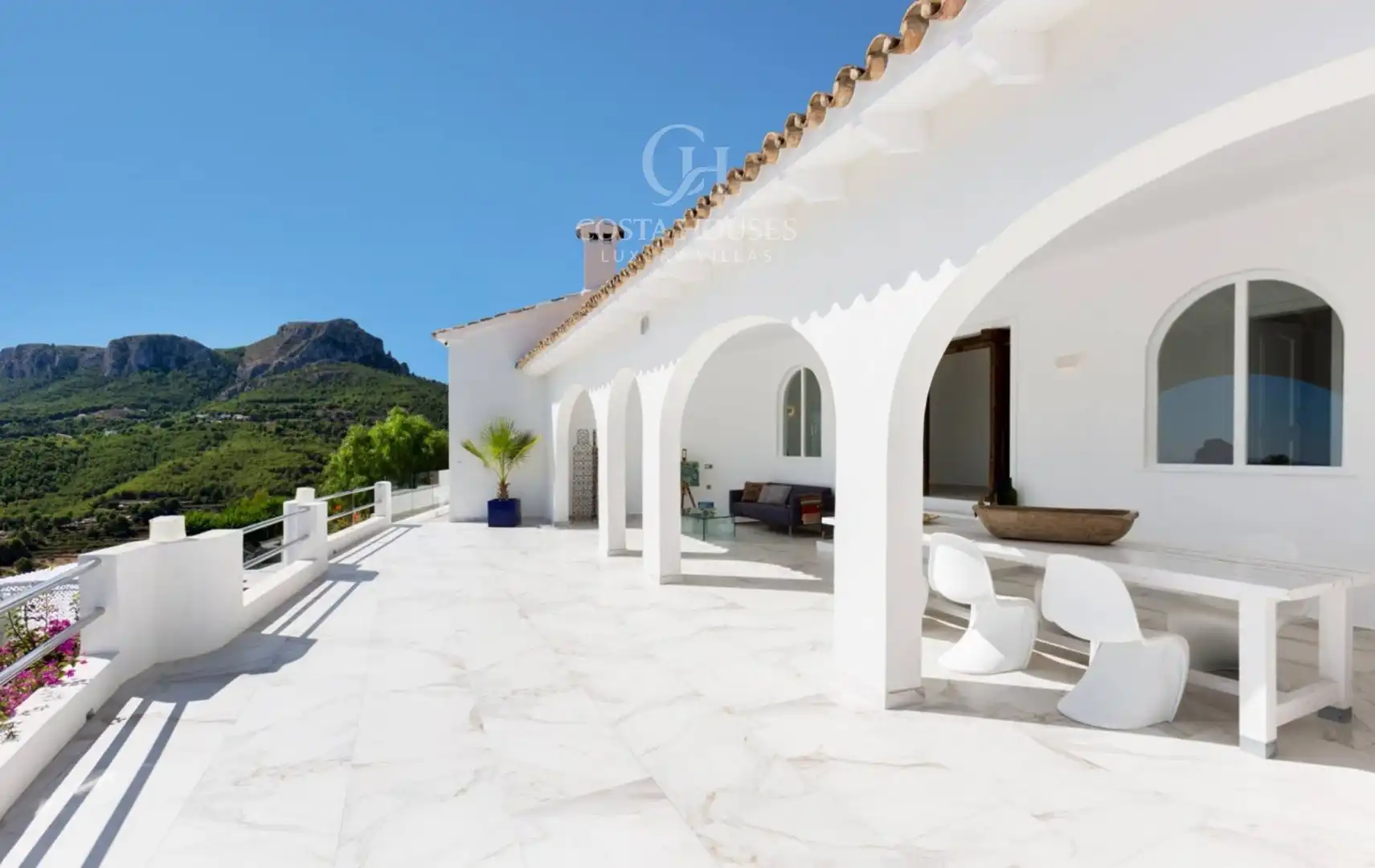 Terraza de Casa o chalet en venta en Benissa con Aire acondicionado, Calefacción y Jardín privado