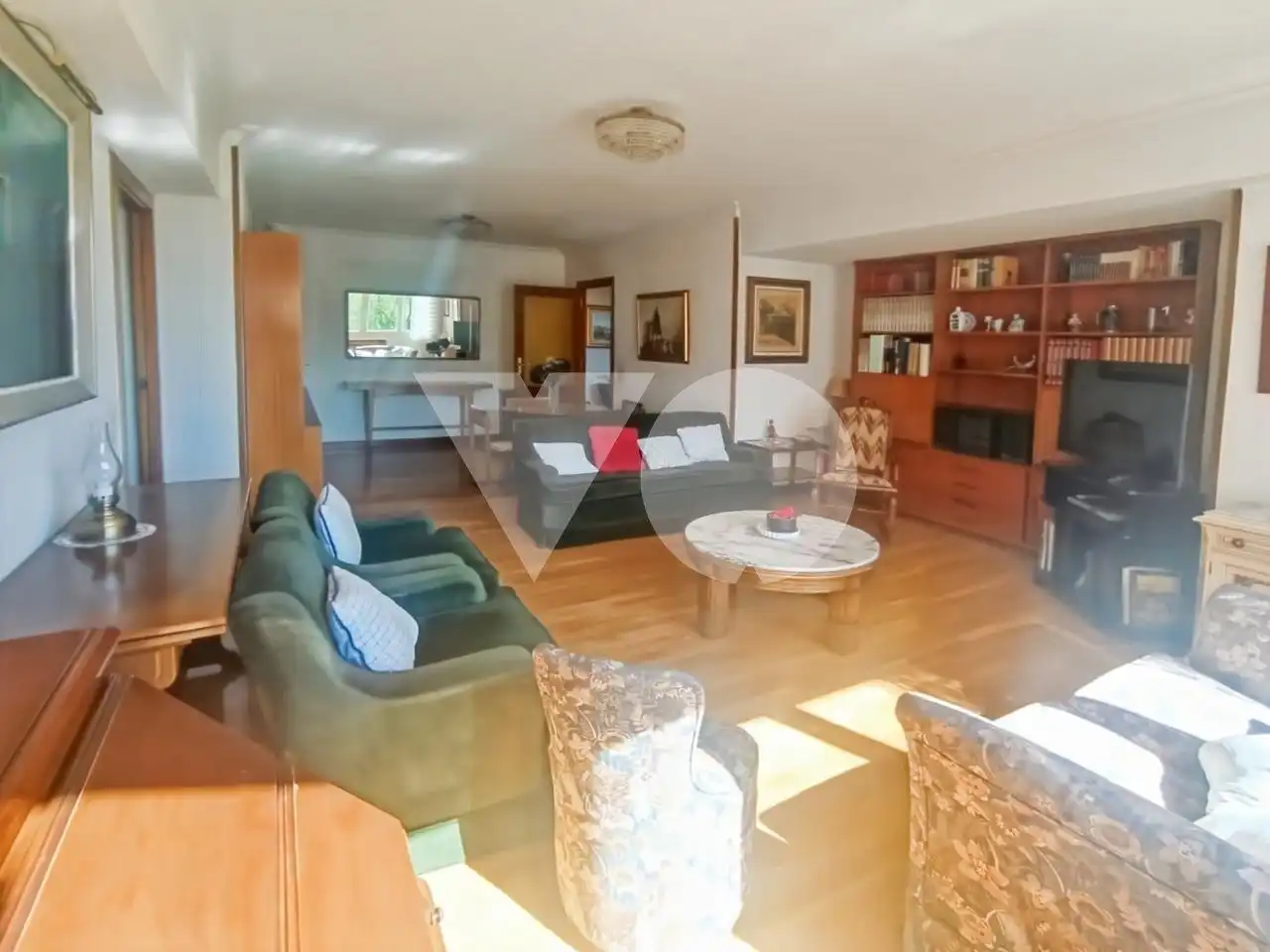 Wohnzimmer von Wohnung zum Verkauf in Madrid mit Heizung, Parkett und Terrasse