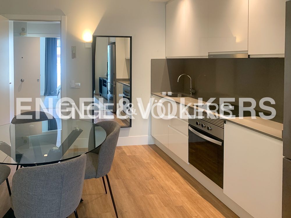 Cuina de Pis de lloguer en  Valencia Capital amb Calefacció i Terrassa