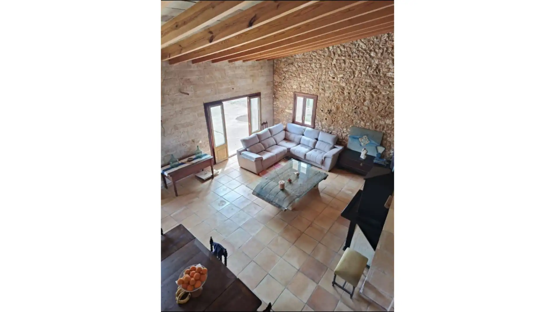 Sala d'estar de Finca rústica en venda en Vilafranca de Bonany amb Jardí privat i Terrassa