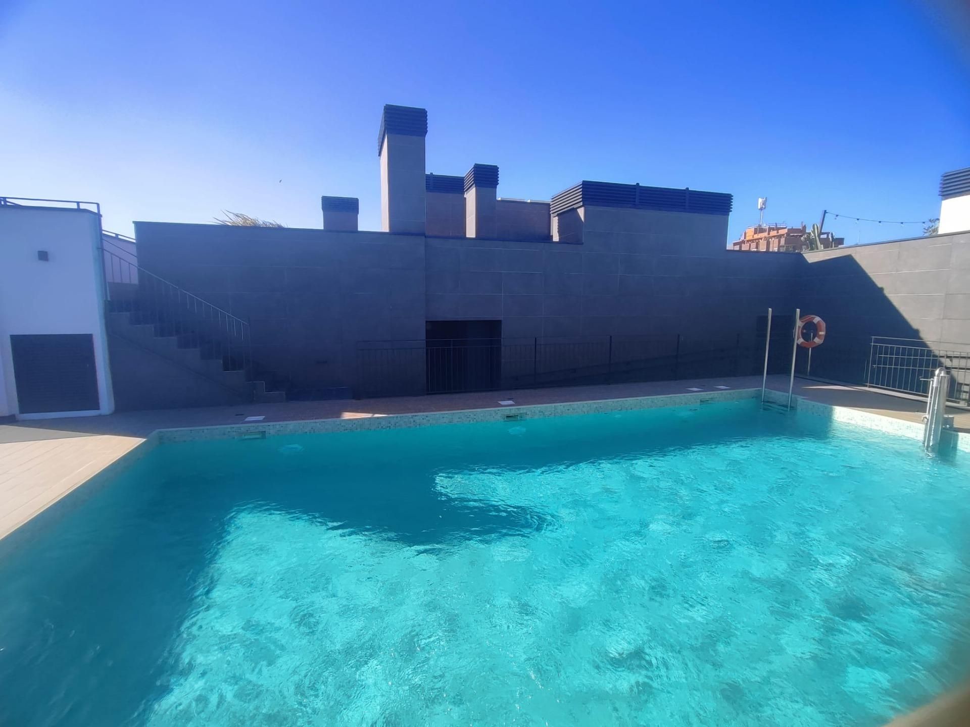 Piscina de Piso de alquiler en  Palma de Mallorca con Aire acondicionado, Terraza y Trastero