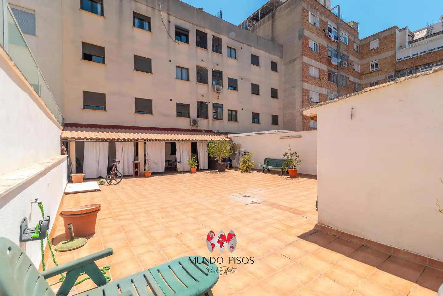 Terrace of Flat for sale in  Palma de Mallorca  with Air Conditioner, Heating and Parquet flooring