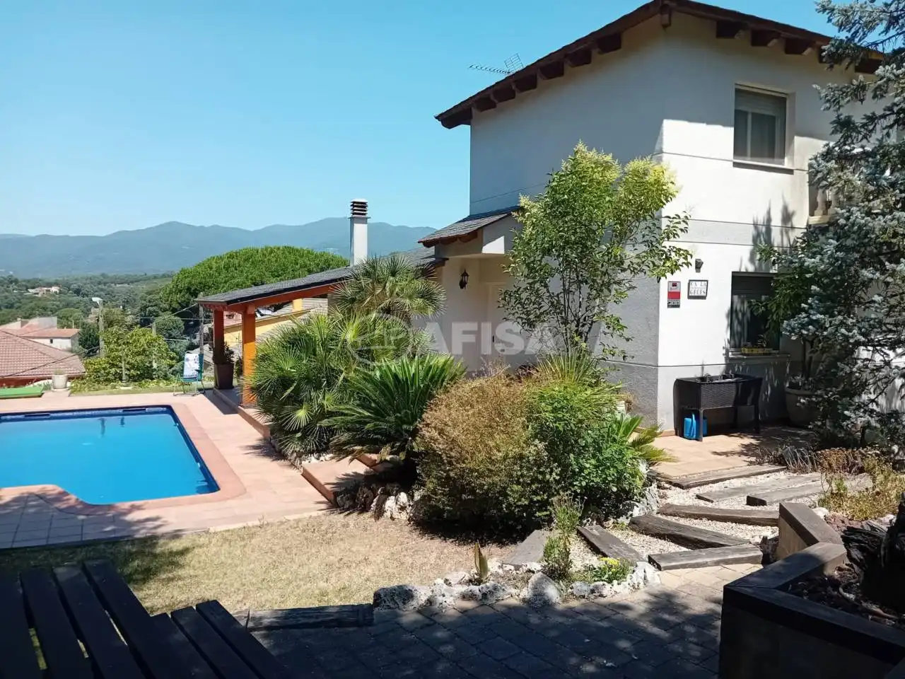 Garden of Houses for sale in Sant Pere de Vilamajor  with Air Conditioner, Heating and Private garden