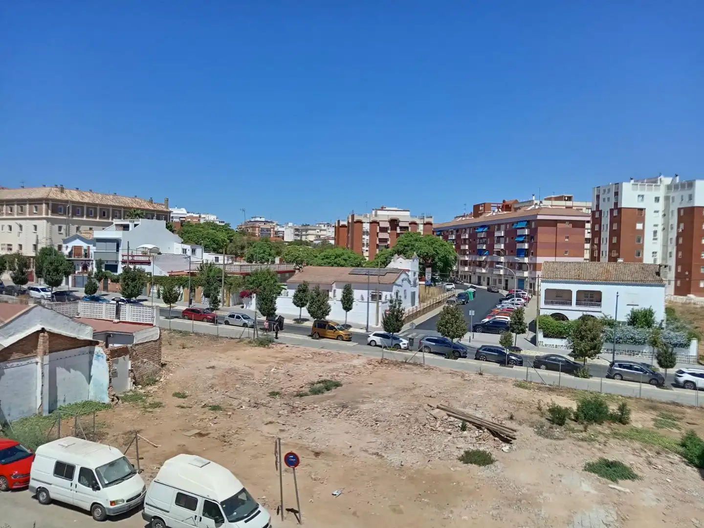 Vista exterior de Piso en venta en Huelva