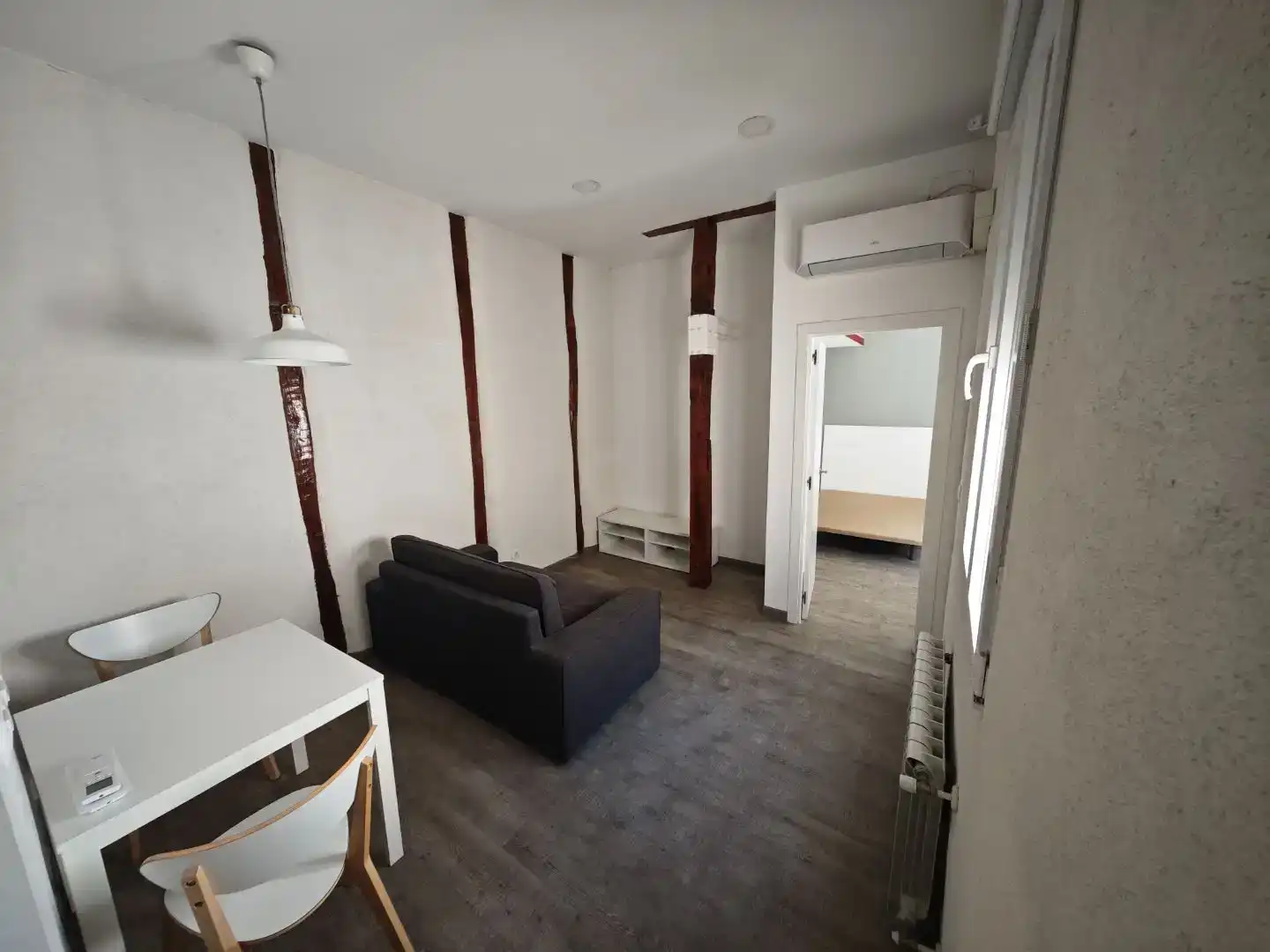 Sala d'estar de Pis en venda en  Madrid Capital amb Aire condicionat
