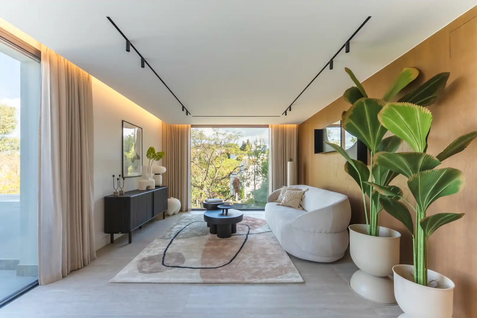 Sala de estar de Casa o chalet en venta en Marbella con Aire acondicionado, Jardín privado y Terraza
