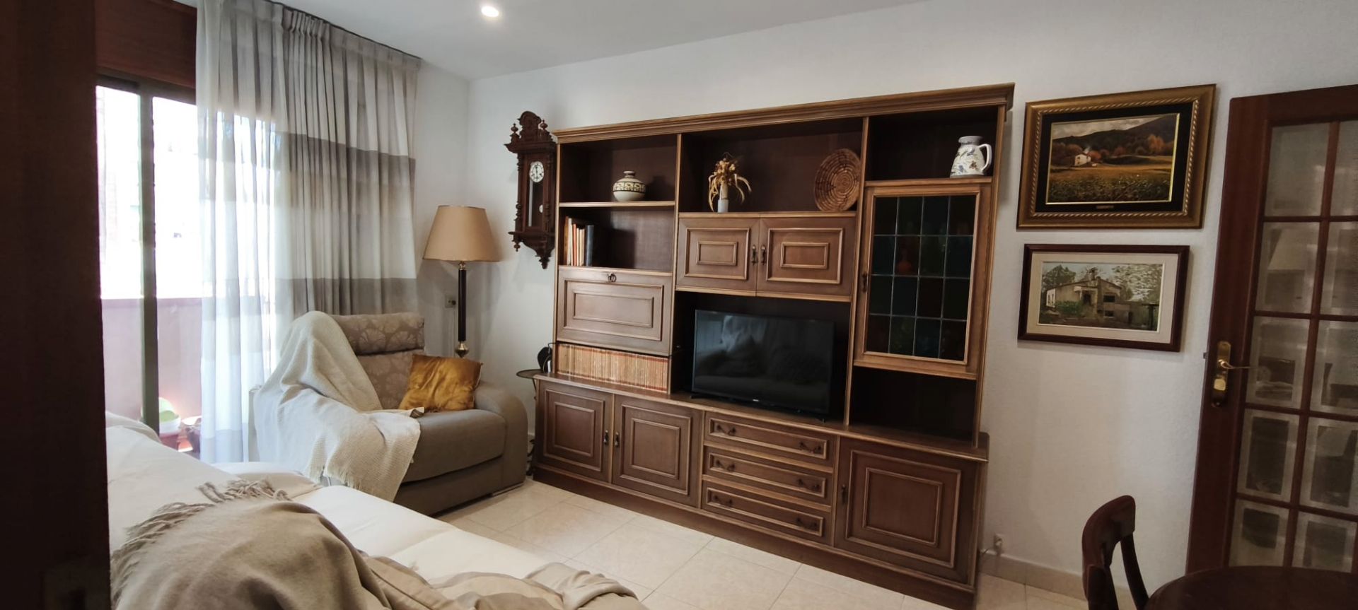 Sala d'estar de Pis en venda en  Barcelona Capital amb Calefacció