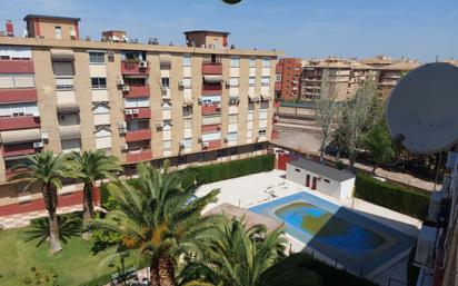 Exterior view of Flat for sale in  Jaén Capital  with Air Conditioner, Heating and Balcony